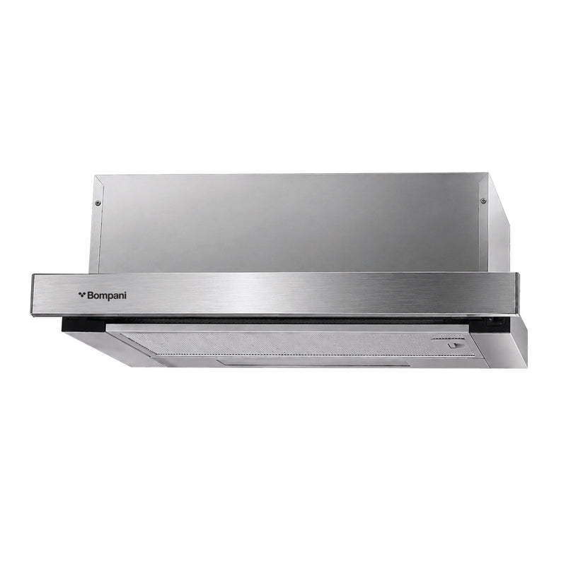 Bompani Builtin Hoods Stainless Steel 60Cm Slide Out Aluminium & Charcoal Filter BOCP603E-1