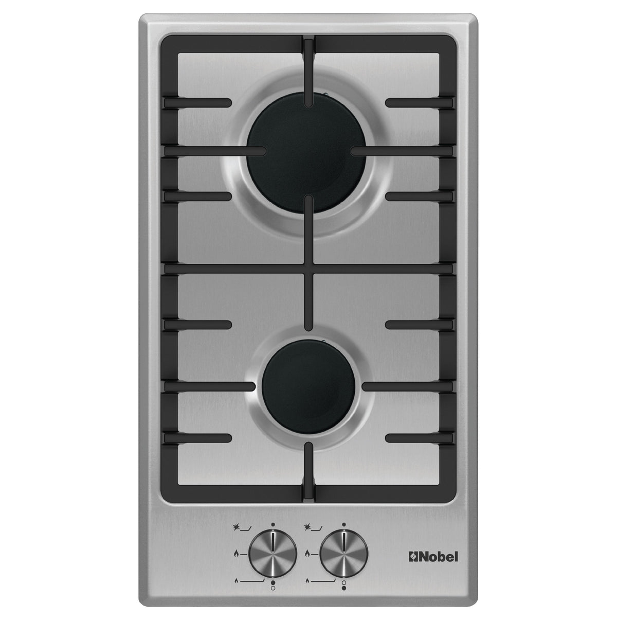 Builtin - Hobs Stainless Steel 30cm 2 Gas Burners NBH3202SSH