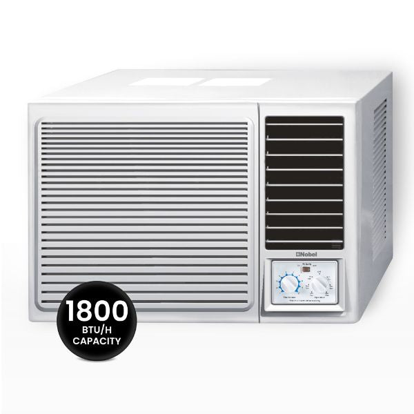 Window Air Conditioner 1.5 Ton, 18000 BTU/H, Cooling Only, Mechanical Control Type - NWAC18C-1