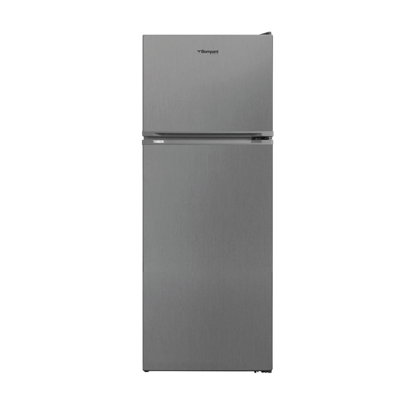 Bompani Double Door Refrigerators Inox 332 Ltrs No Frost Recessed Handle R600A Inside Condenser BR400SS-1