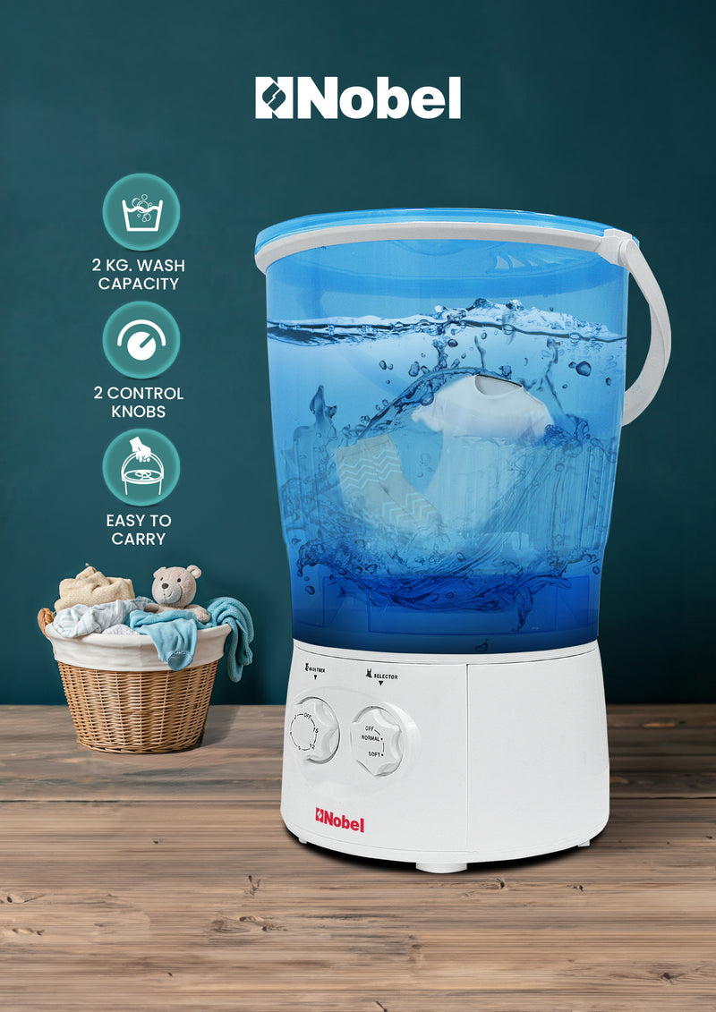 Nobel Baby Washer Blue 2 Kgs - NWM22-1