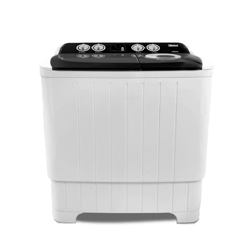 Semi-Automatic Twin Tub Washing Machine 7.0Kg Wash /5.5Kg Spin Capacity Efficient Washer - NWM800-1