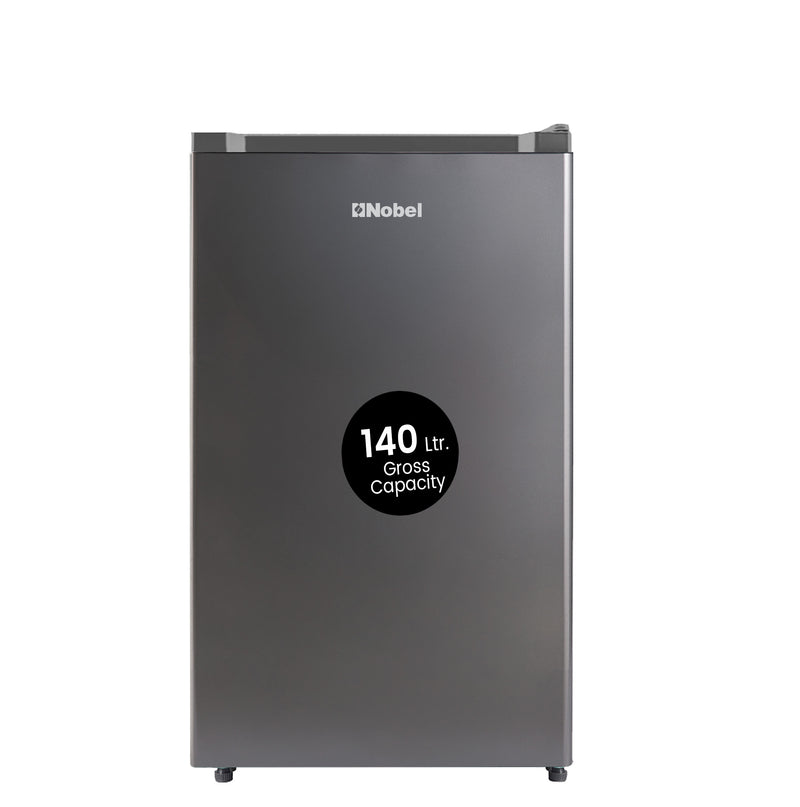 Single Door Refrigerator 140L Gross / 90L Net Capacity, Defrost, Recessed Handle - NR140-1
