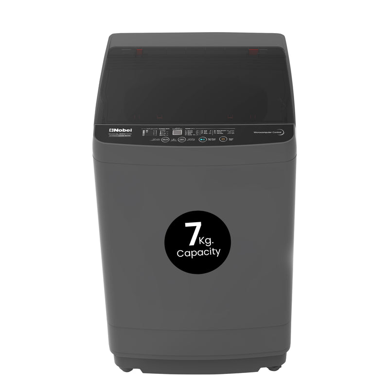 Top load washing machine 7 KG Capacity, Electronic Control, 12 Wash Programs - NWM750RI-1