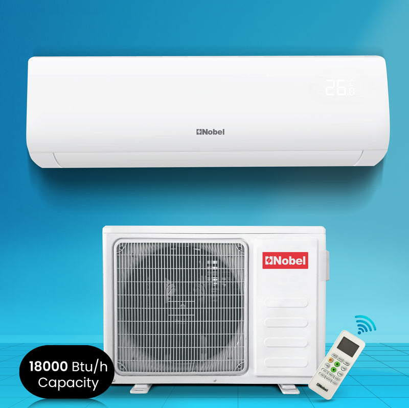Air Conditioner 18,000 BTU Cooling Only Rotary Compressor, R410A Refrigerant, Gold Fin, 2500W - NSAC18TN-2
