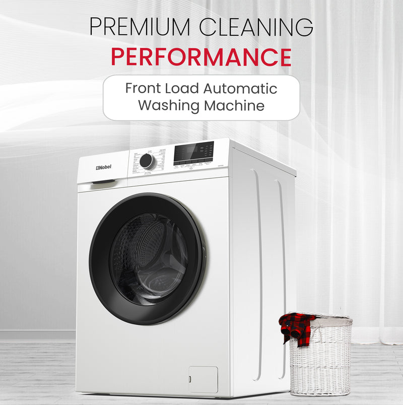 Nobel Front Load Washers White 6 Kgs 1000Rpm NWM760RH-2