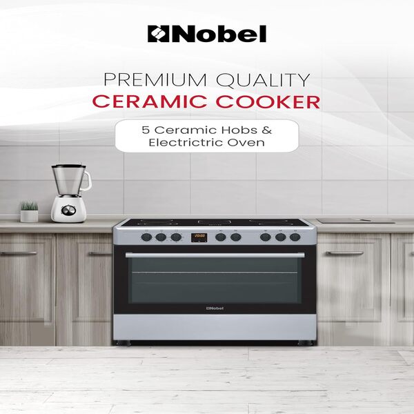 Nobel Ceramic Cooker Stainless Steel 90X60 Turkey NGC90VTC-2
