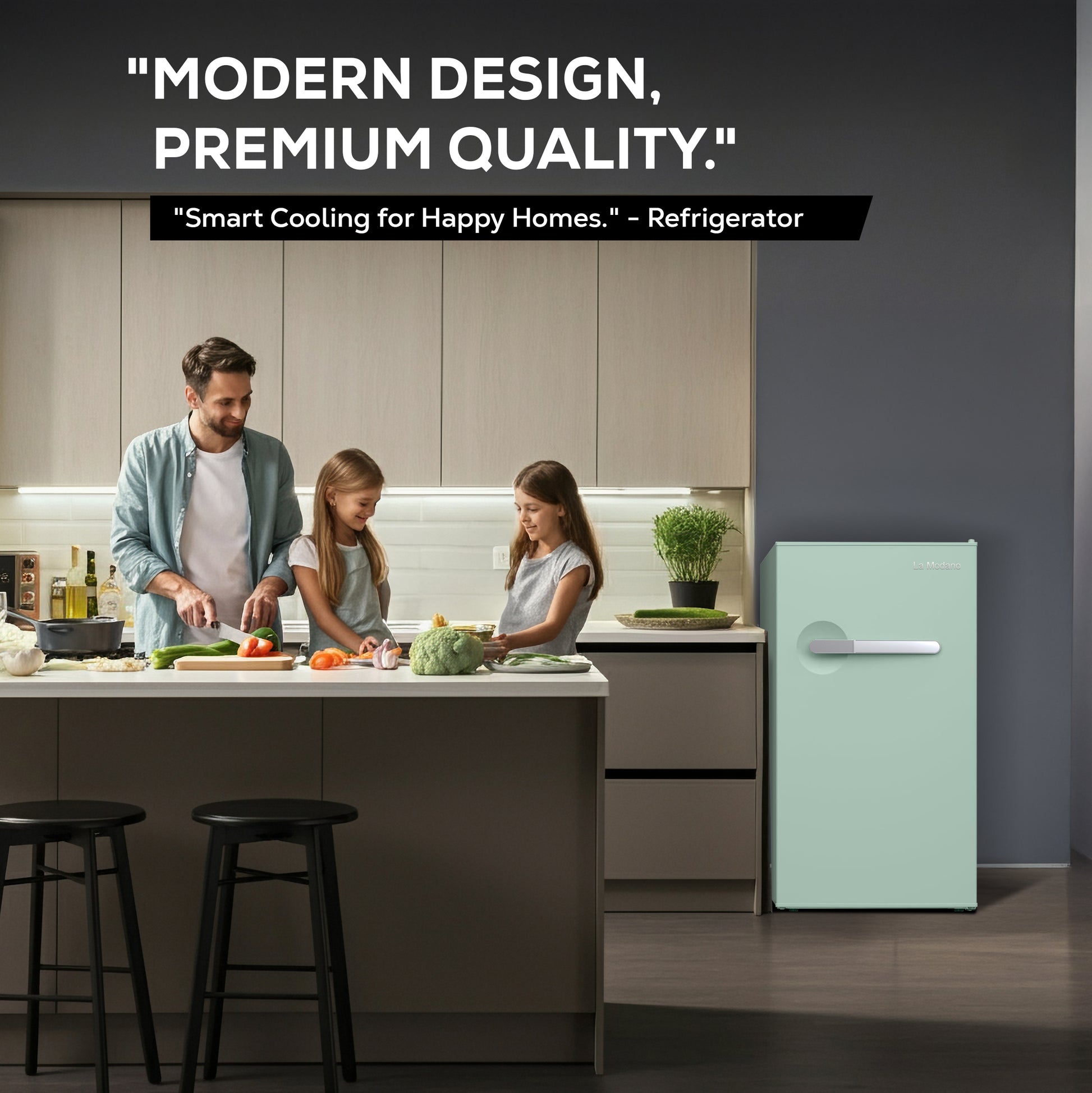 Single Door Refrigerator 90L Gross / 86L Net Capacity Defrost Function, Energy Efficient - LMR140G-3