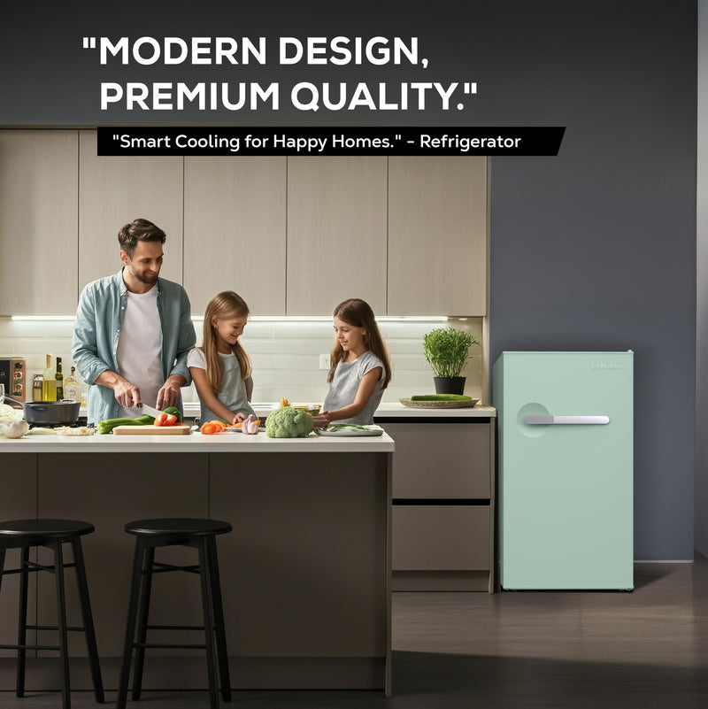 Single Door Refrigerator 90L Gross / 86L Net Capacity Defrost Function, Energy Efficient - LMR140G-3
