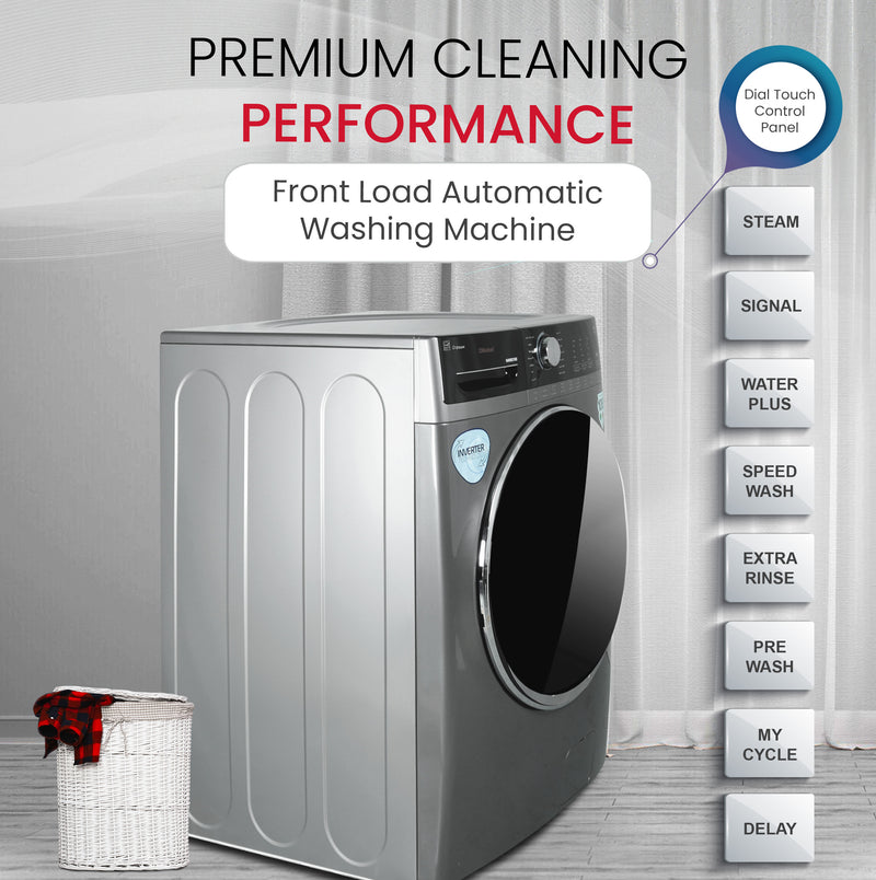Front Load Washing Machine 21Kg, 14 Wash Programs, Automatic Load Sensor - NWM2100-3