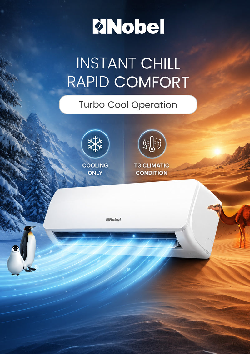 Split AC 18000BTU R22 Gas Piston T3 Cool Only - NSAC18PX-3