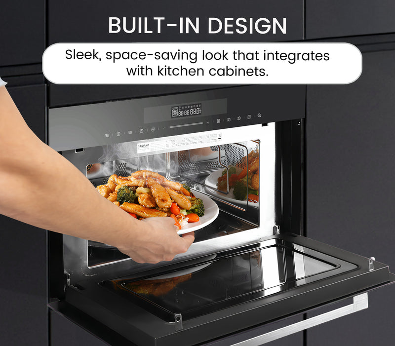 NOBEL Builtin - Microwave Oven Black 34 Ltr Grill Convection Touch Control NMO34BI-4
