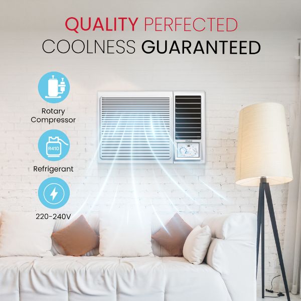 Window Air Conditioner 1.5 Ton, 18000 BTU/H, Cooling Only, Mechanical Control Type - NWAC18C-4