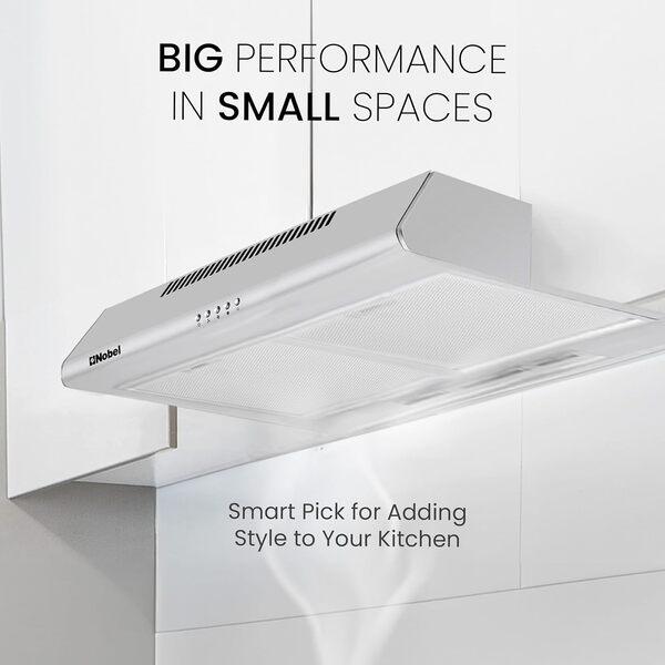 Nobel 90 cm Built-in Hoods Push Button, 3 Speeds NCH90ST-4