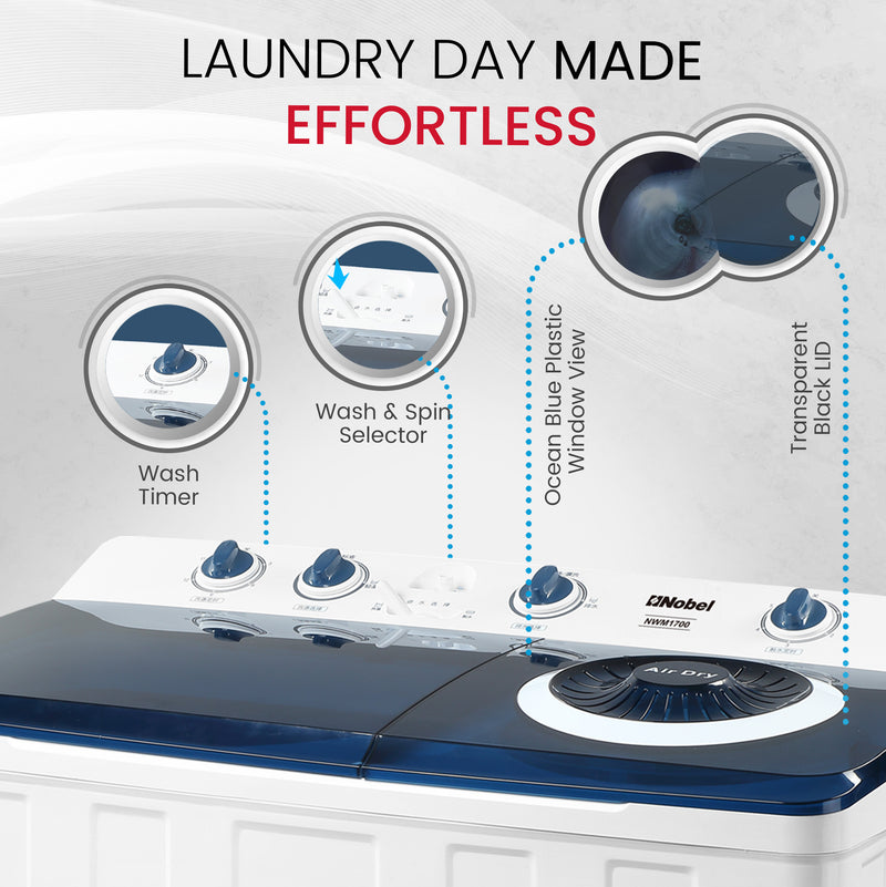 Top Load Washing Machine 15 KG - NWM1700-4