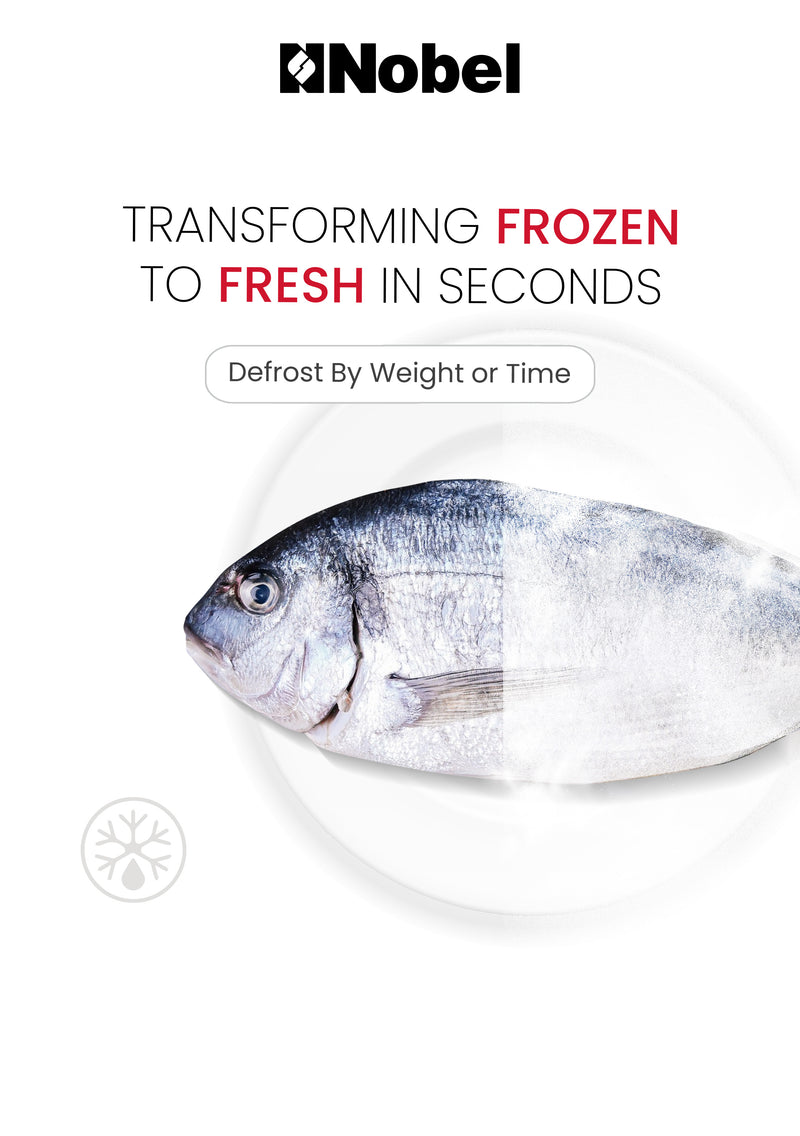 Nobel 20 Liters Capacity Microwave Oven, Knobs Control, 35mins Setting Time, 5 Power Levels, Cooking End Signal, Defrost Setting with 1Year Warranty NMO22M White-4