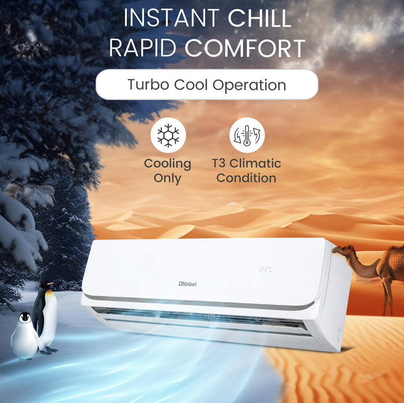 Split AC 24000BTU R22 GAS Piston T3 COOL - NSAC24PX-4