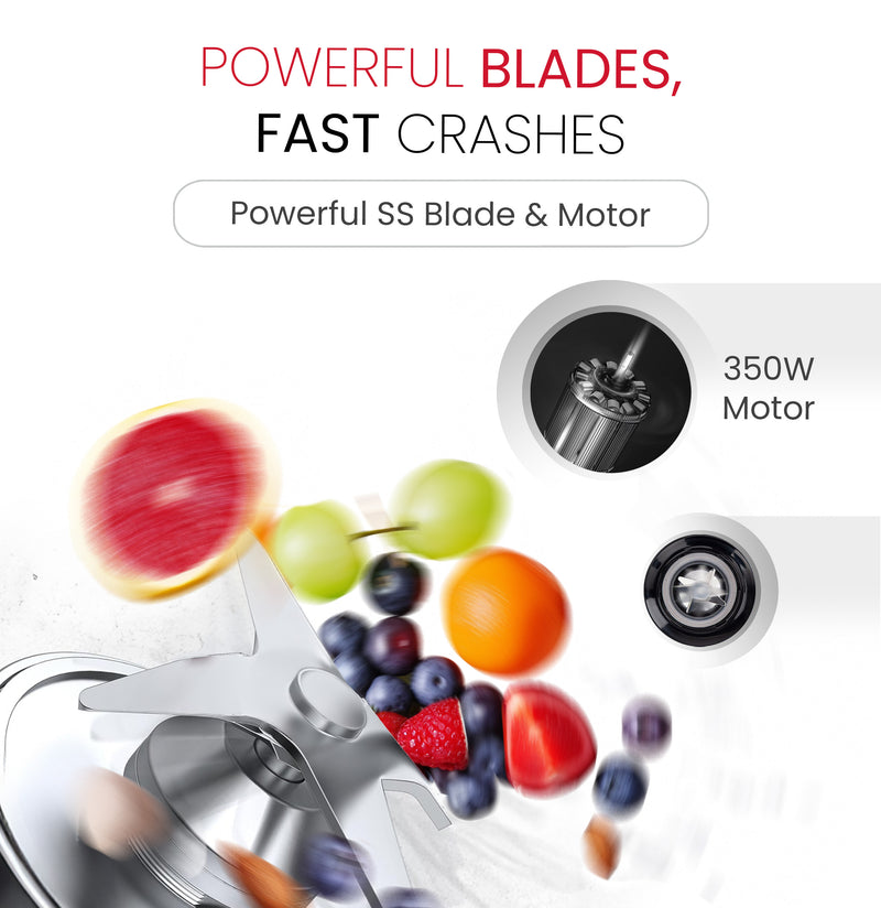 Nobel Blender White 1.2 Litres 350W Stainless Steel Blade NB112L-4