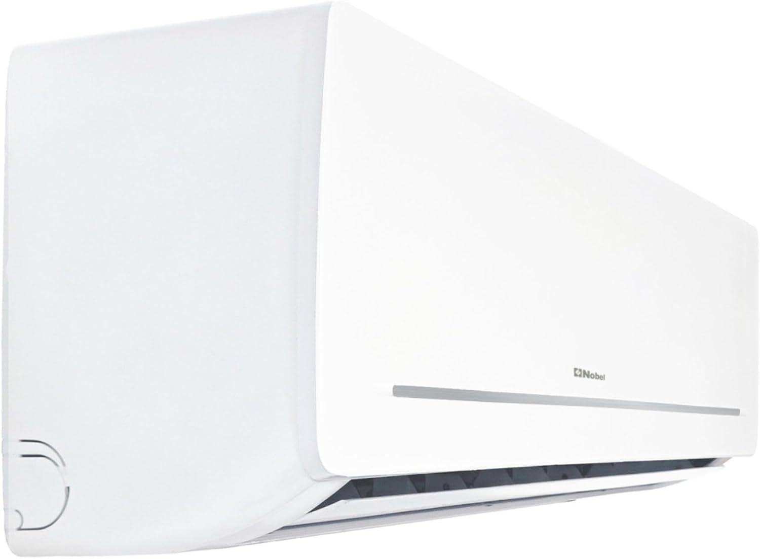 Nobel 24000 BTU Btu/h Capacity Split Air Conditioner, Cooling Only, T3 Climatic Condition, R410A Refrigerant, Auto Clean, Auto Restart, Turbo Operation, Rotary, Gold Fin, Remote Control NSAC24T3 White-3