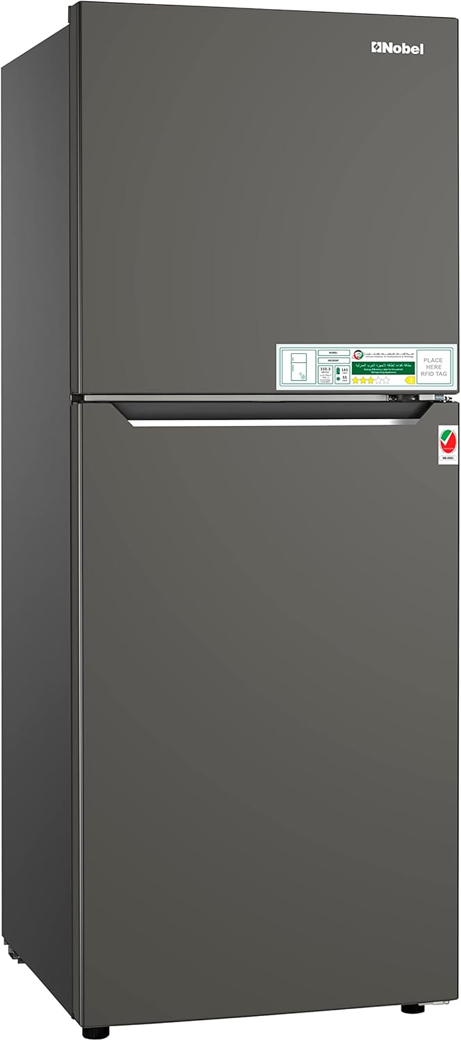 280L Gross / 196L Net, No frost Double Door Refrigerator, Vegetable Crisper Bottle Rack - NR280NF-7