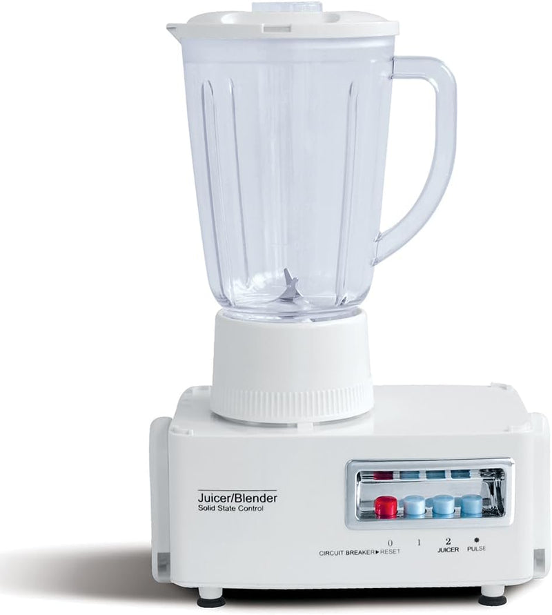 Nobel 4 in 1 Juicer and Food Factory with 1 Litre Capacity and has Spinner Chopper & Dry Mill 400W 2 Speed - Pulse Grinder, Chopper, Blender, Juicer, Unbreakable Jar & Anti Slip Feet NJ176G4 White-3