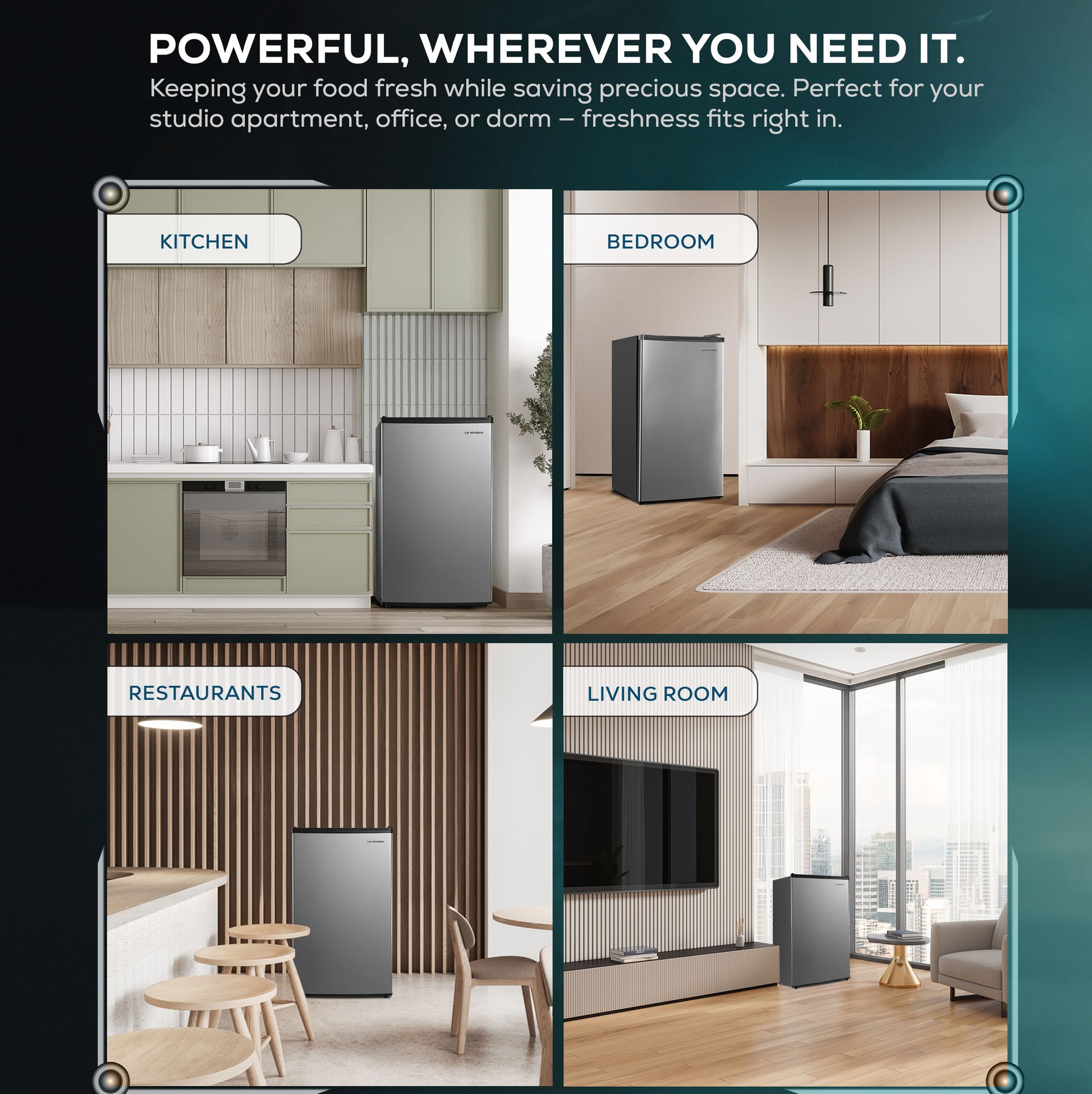 Single Door Refrigerator 150L Net / 83L Gross, Recessed Handle - LMR150D-5