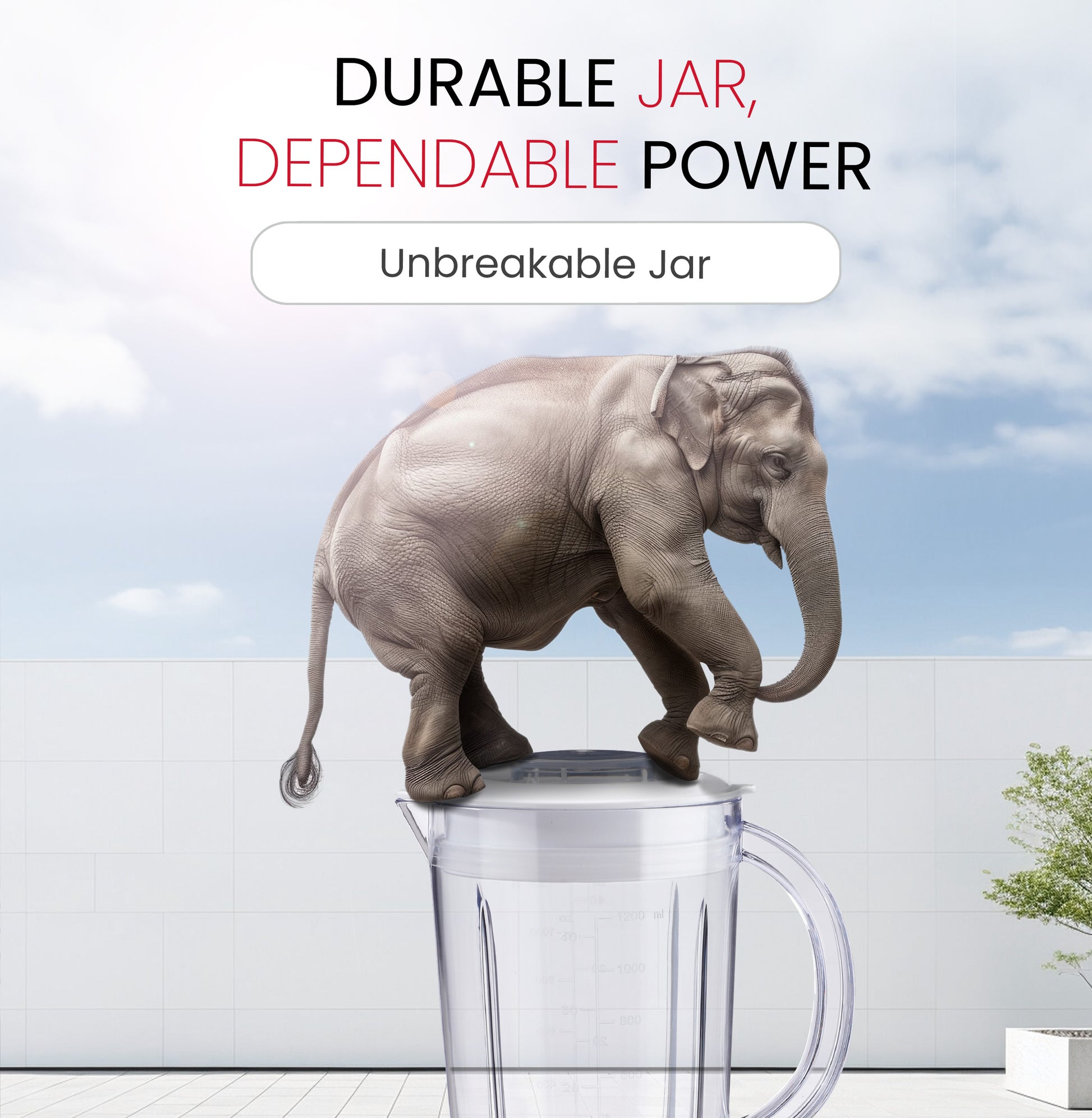 Nobel Blender White 1.2 Litres 350W Stainless Steel Blade NB112L-5