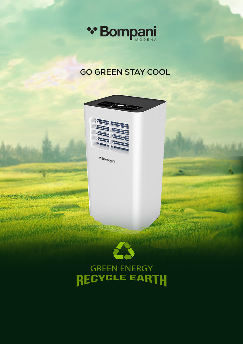Portable Ac 9000Btu With Auto Swing, Led Display, And Remote Control - BO900-5