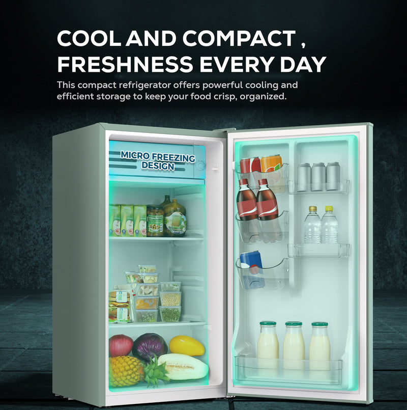 Single Door Refrigerator 90L Gross / 86L Net Capacity Defrost Function, Energy Efficient - LMR140G-5