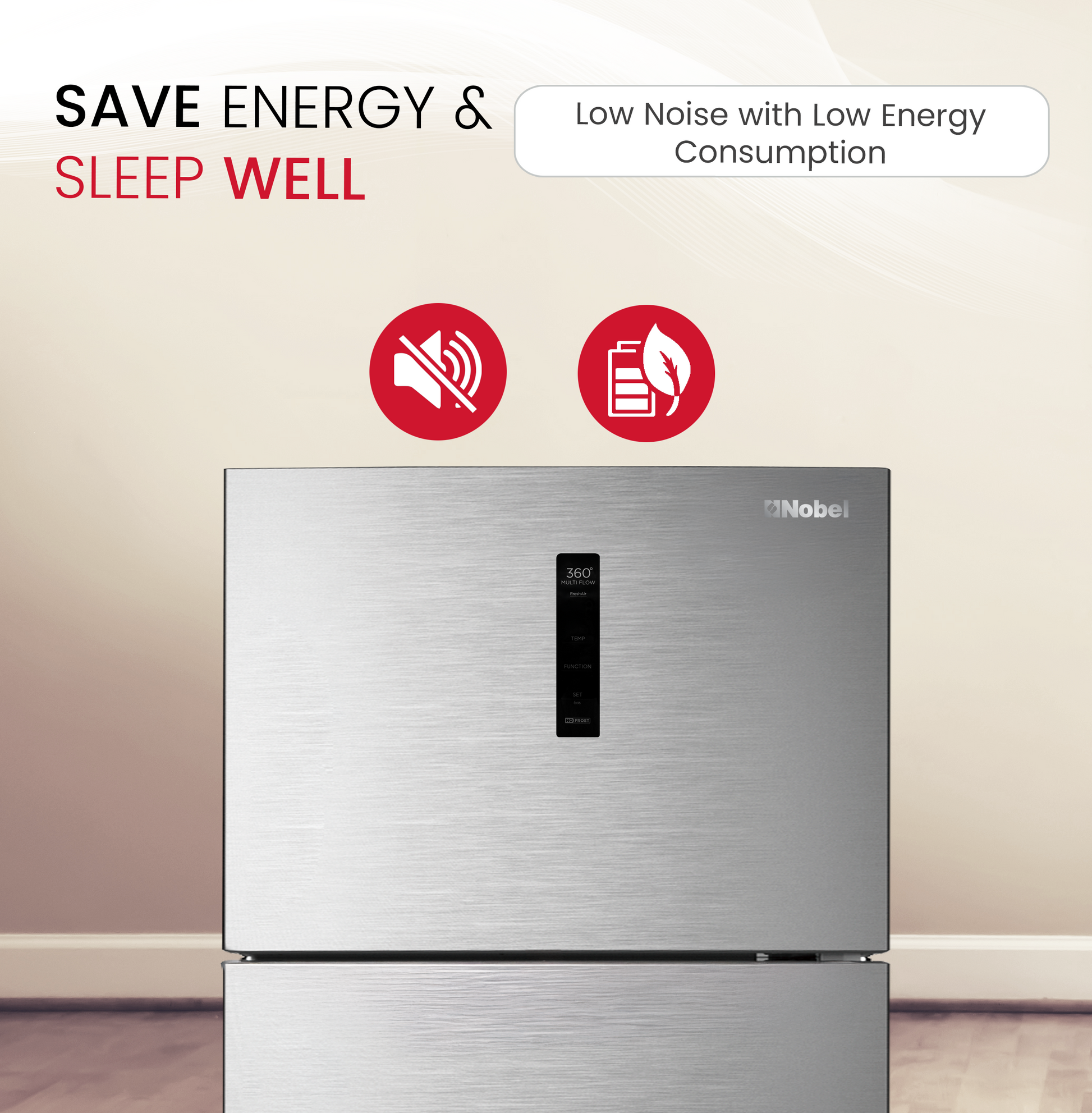 Double Door Refrigerator Inverter  700L Gross / 580L Net Capacity, No Frost - NR750NFI-4