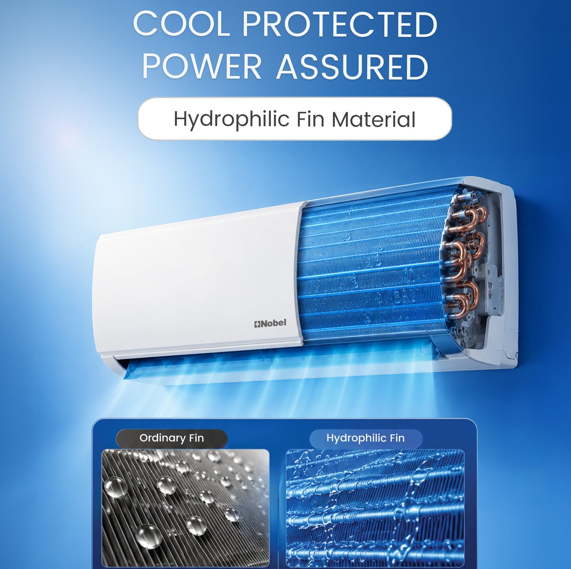 Split AC 18000BTU R22 Gas Piston T3 Cool Only - NSAC18PX-5
