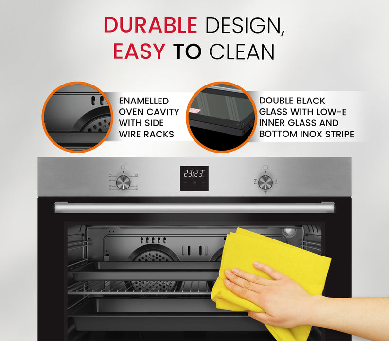 NOBEL Built-in - Ovens Stainless Steel 90cm Gas Grill NBI93020-7