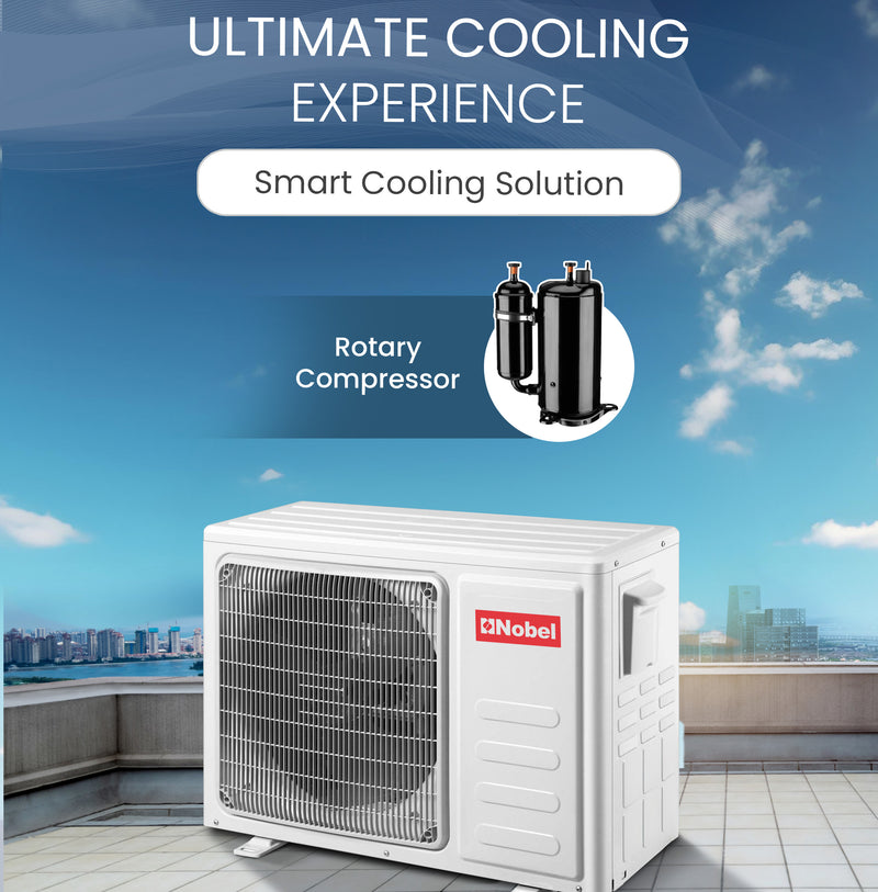 18,000 BTU Inverter Split AC with Gold Fin Tech, 4-Way Airflow, R410A Refrigerant - NSAC18VTL-5