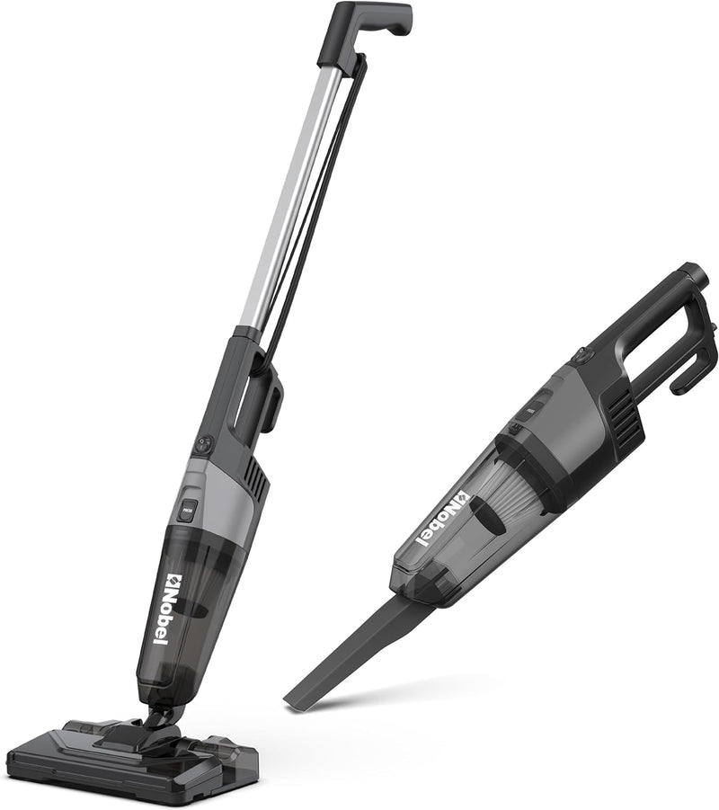 Nobel 2 in 1 Handheld Stick Vacuum Cleaner, Lightweight, Powerful Suction 600W 18 kPa Vacuum, 18 L/s Airflow, 20% Max Efficiency with Hepa Filter & 0.6L Dust Tank Capacity NVC19T Back-6