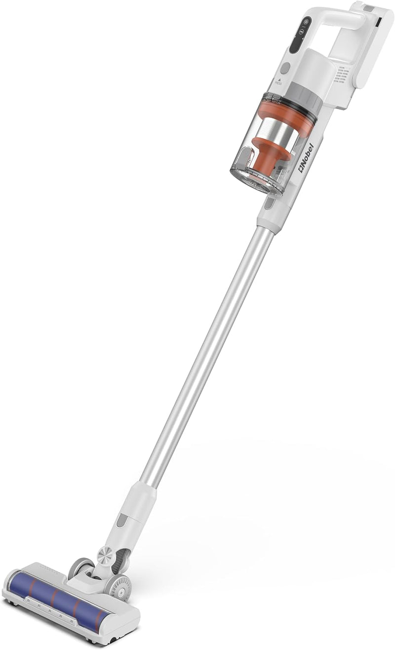Nobel 2 in 1 Rechargeable Stick Cordless Vacuum Cleaner with 1.20L Max Dust Capacity and 25.9V Lithium Battery, Standard (35min), Max (12min) Speed, Wireless Operation with HEPA Filter NVC625-1