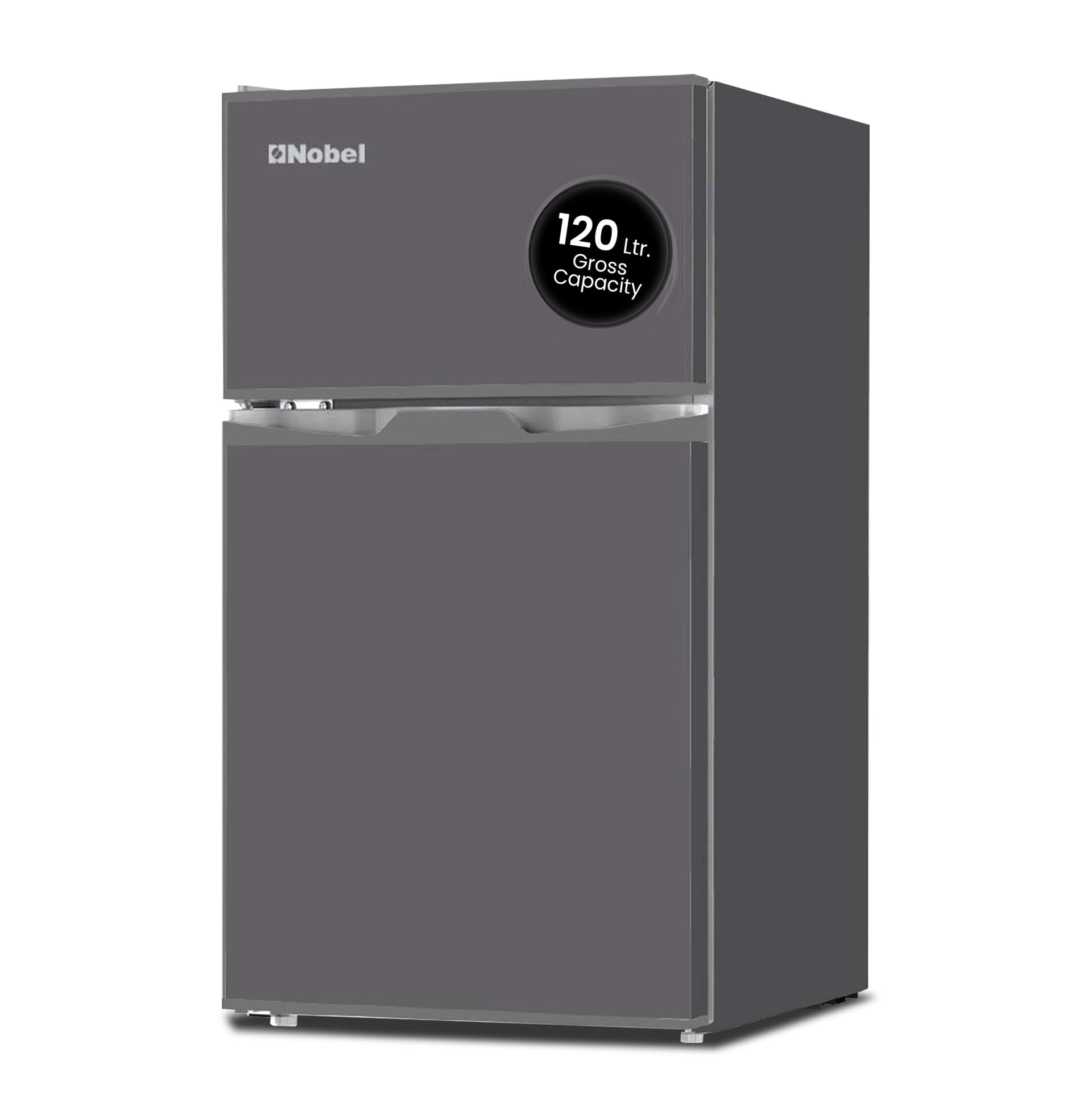 120L Gross / 95L Net, Double Door Refrigerator, Defrost, R600a Refrigerant, Temperature Control - NR120S