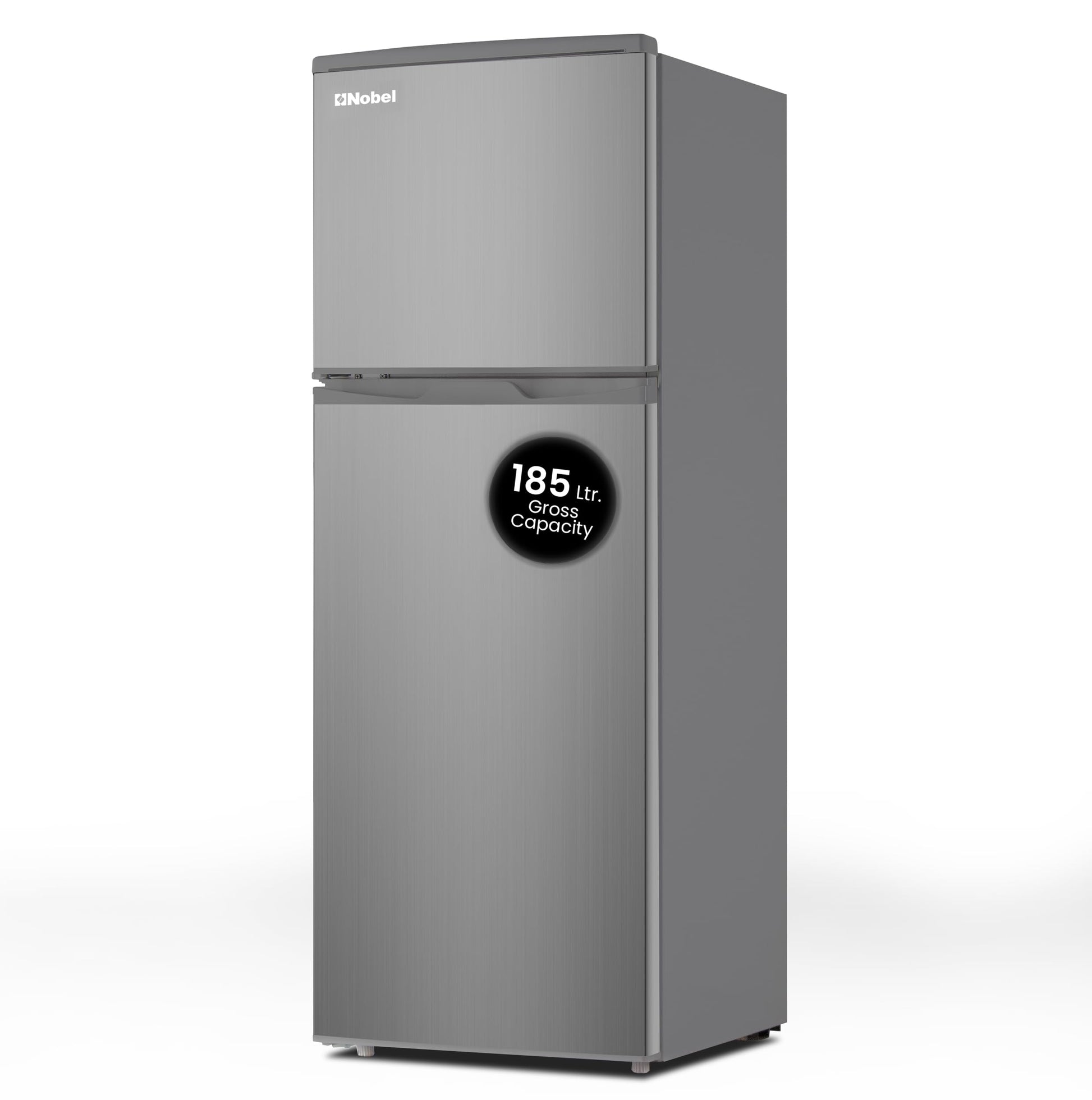 185L Gross / 125L Net, Double Door Refrigerator, Defrost, R600a Refrigerant - NR185RSI-1