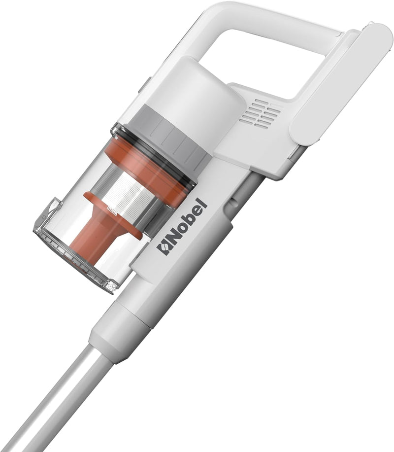 Nobel 2 in 1 Rechargeable Stick Cordless Vacuum Cleaner with 1.20L Max Dust Capacity and 25.9V Lithium Battery, Standard (35min), Max (12min) Speed, Wireless Operation with HEPA Filter NVC625-7