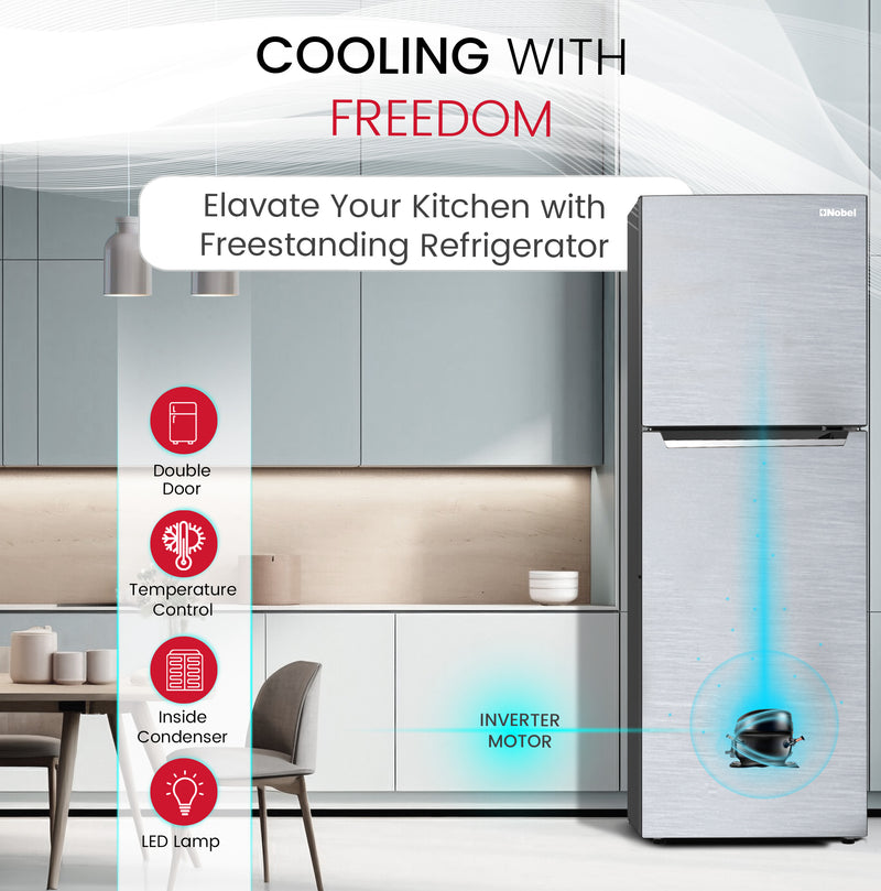 Double Door Refrigerators 450L Gross / 332L Net, No frost with Inverter Technology - NR450NF-6