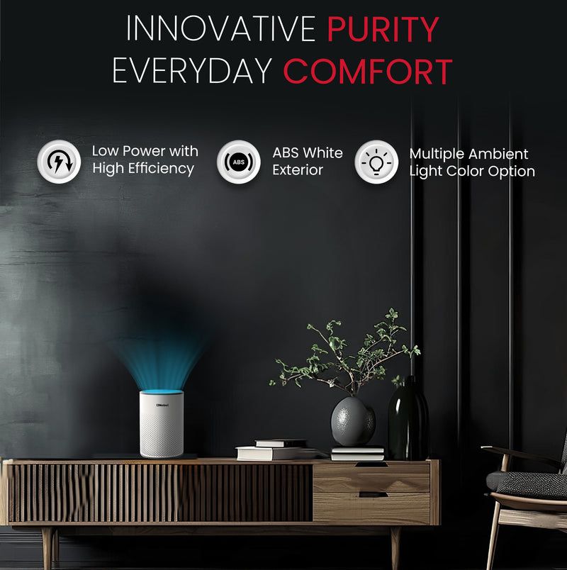 Nobel Air Purifier White 14M² Area To Clean 3 Filters 4 Speed  NAP120-6