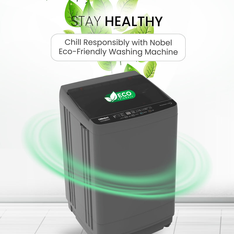 Top load washing machine 7 KG Capacity, Electronic Control, 12 Wash Programs - NWM750RI-6