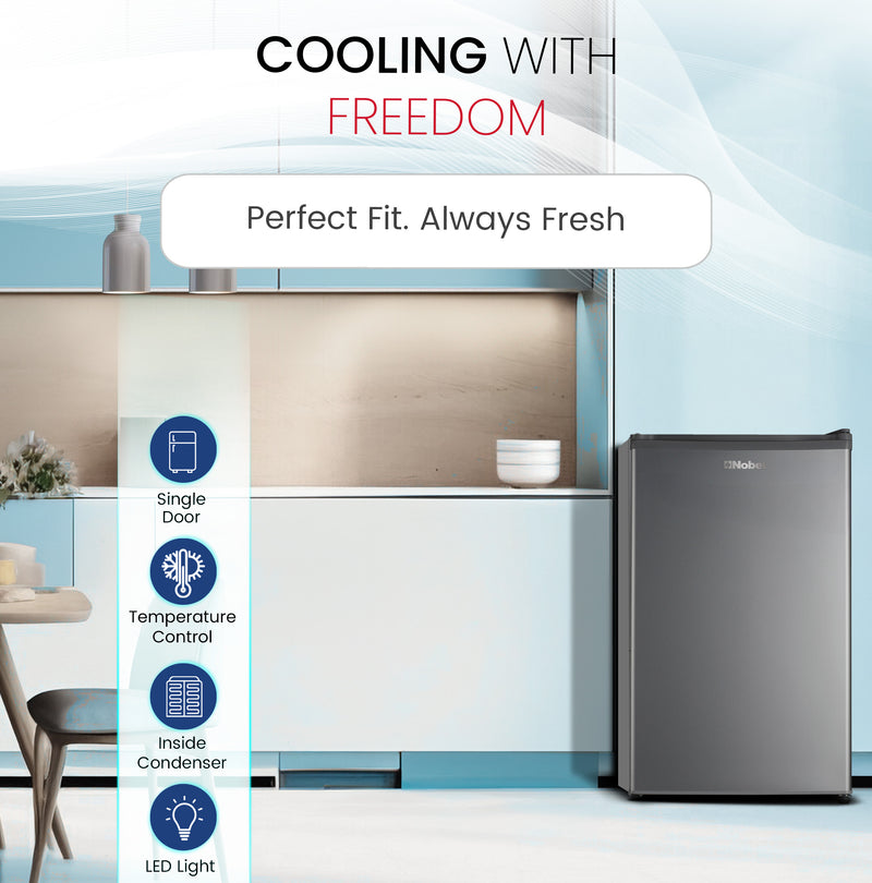 Single Door Defrost Refrigerator 150L Gross / 83L Net Capacity Energy Efficient - NR150S-6