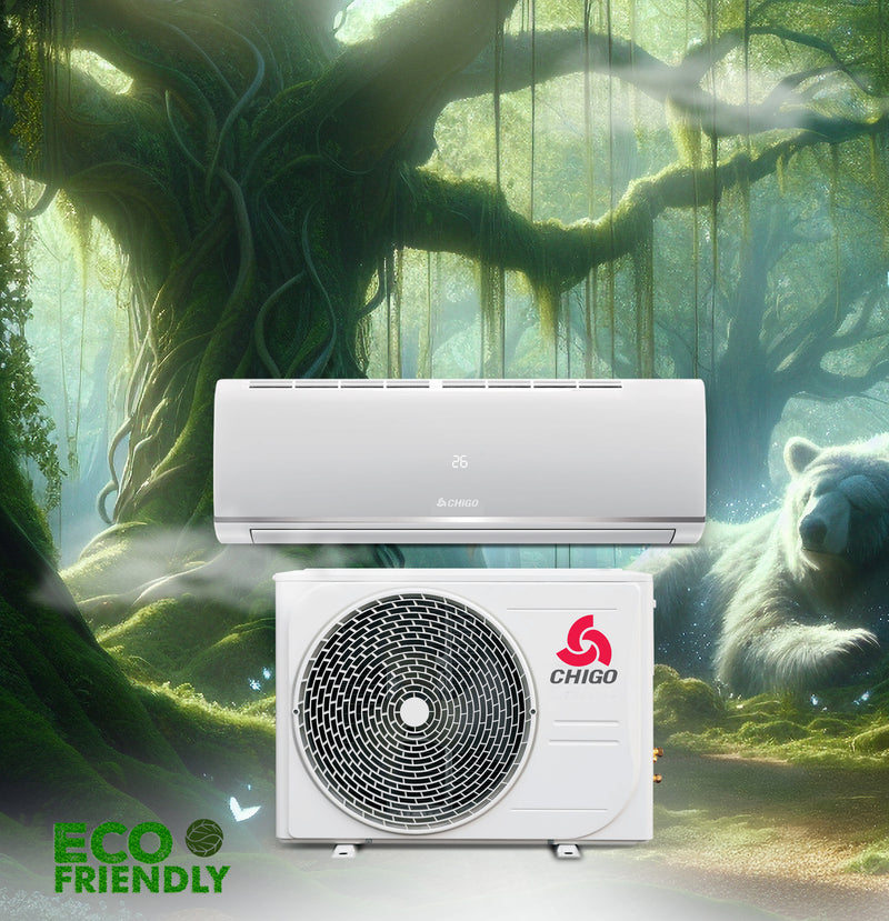 1.5 Ton Split Air Conditioner | 18000 BTU | T3 Climate | Low Noise | R410a Refrigerant | Auto Restart & 4-Way Airflow| Golden Fin | Rotary Compressor 1826 W 1826 W CSA18CO White