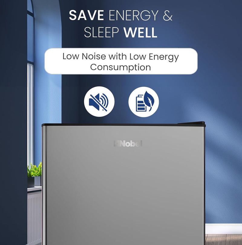 Double Door Refrigerator, 185L Gross / 128L Net Capacity, Defrost, Recessed Handle – NR185E-5