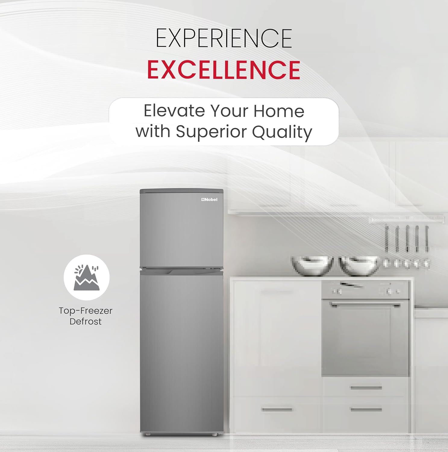 185L Gross / 125L Net, Double Door Refrigerator, Defrost, R600a Refrigerant - NR185RSI-8