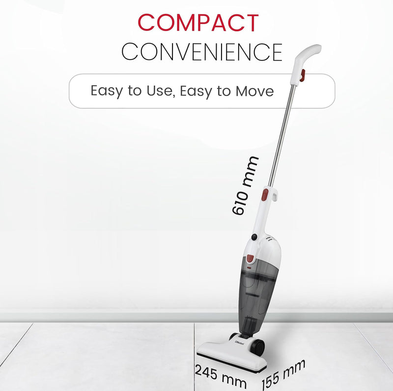 Nobel 2-in-1 600W Upright & Handheld Vacuum Cleaner Strong Suction, 750ml Dust Capacity, Low Noise, 4m Cord, Lightweight Design – NVC21-7