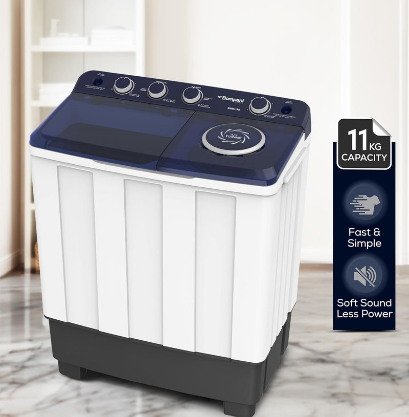 Top Load Semi-Automatic Twin Tub Washing Machine  11kg / 6kg Spin - BWM1150I-2