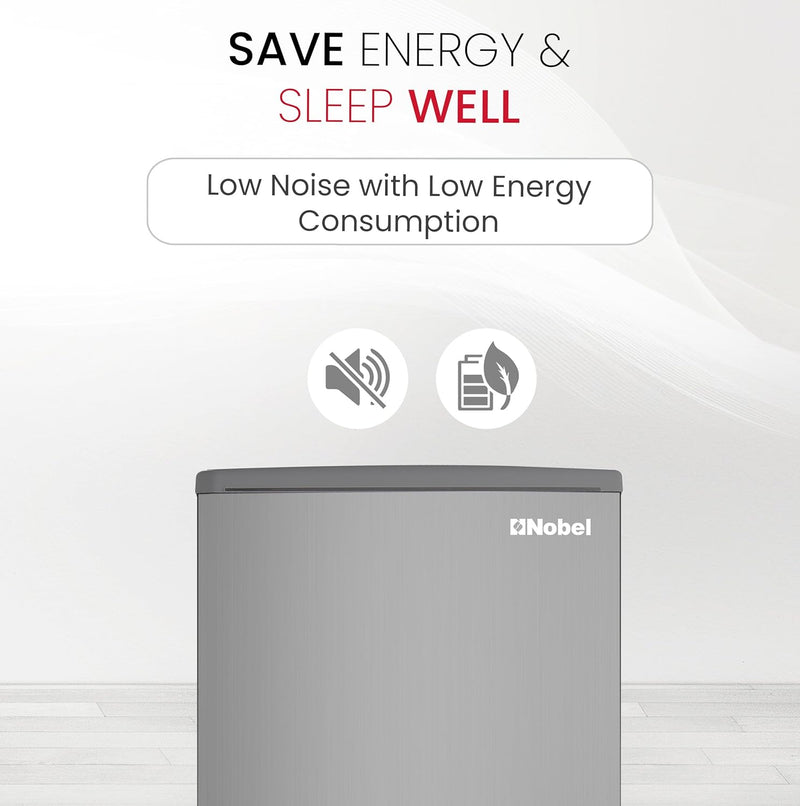 185L Gross / 125L Net, Double Door Refrigerator, Defrost, R600a Refrigerant - NR185RSI-6