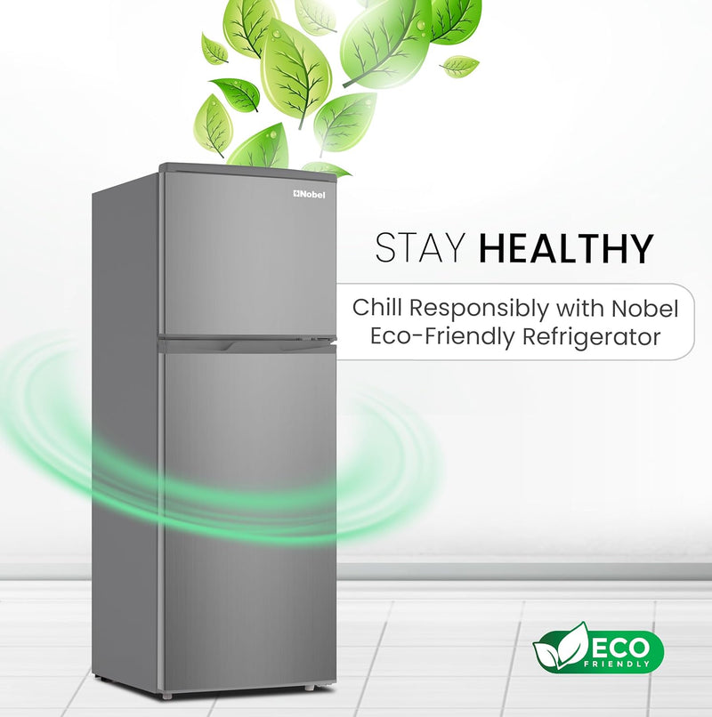 185L Gross / 125L Net, Double Door Refrigerator, Defrost, R600a Refrigerant - NR185RSI-4