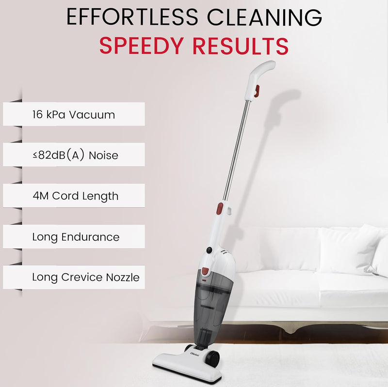 Nobel 2-in-1 600W Upright & Handheld Vacuum Cleaner Strong Suction, 750ml Dust Capacity, Low Noise, 4m Cord, Lightweight Design – NVC21-5